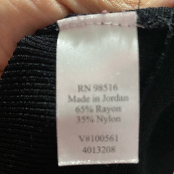 Colwater Creek size XS black ribbed with tie waist comfy soft casual - Picture 5 of 6